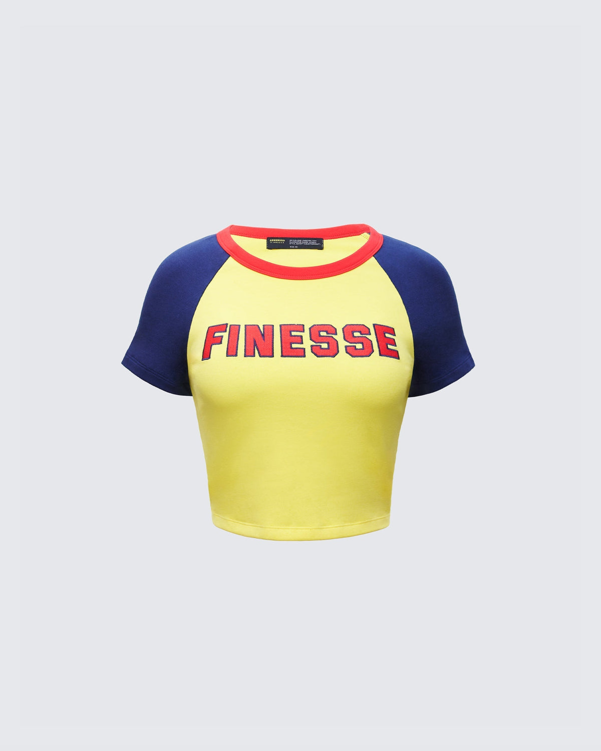 Cropped Amber Amarelo Estampado