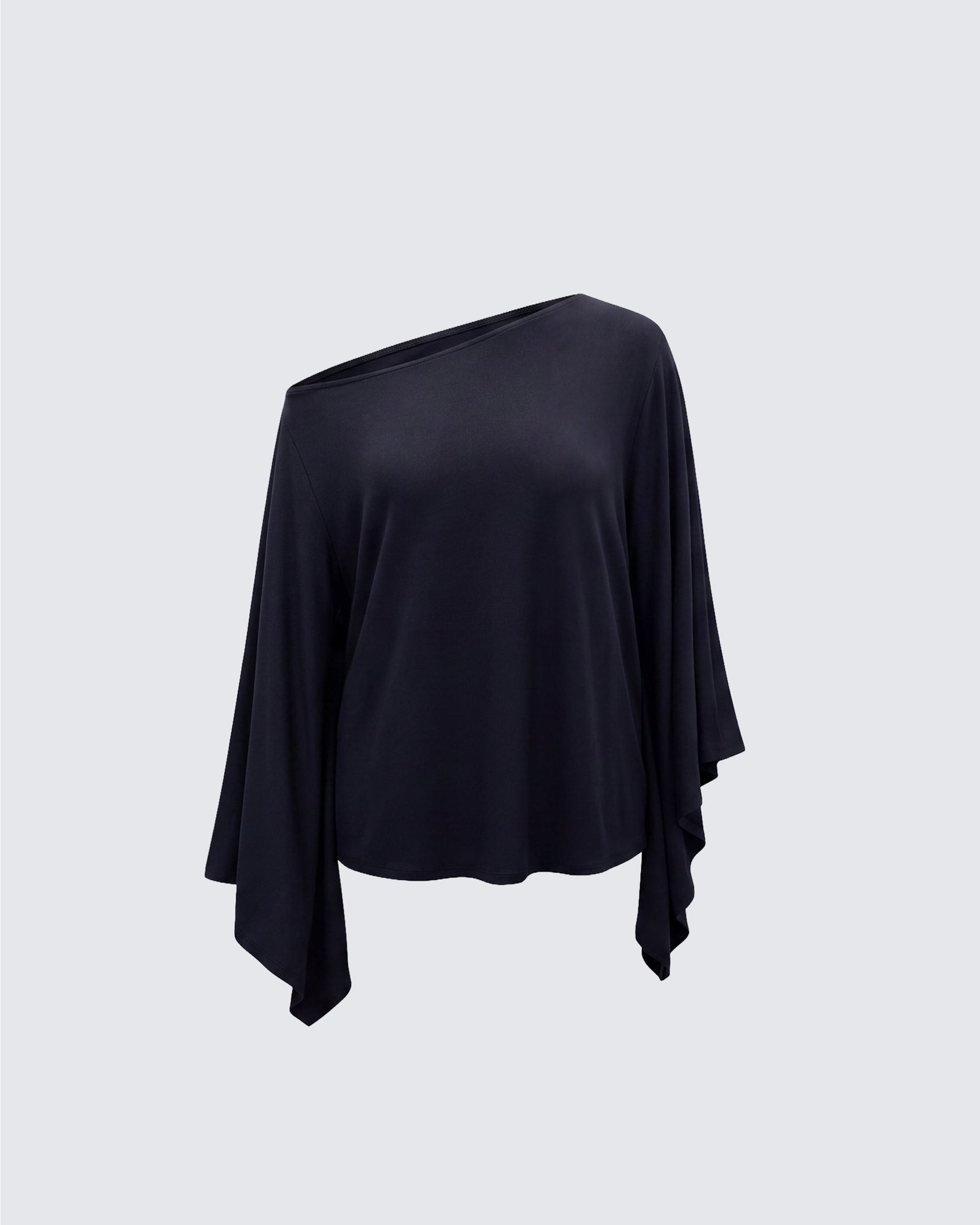 Blusa Jannah Preta Manga Morcego