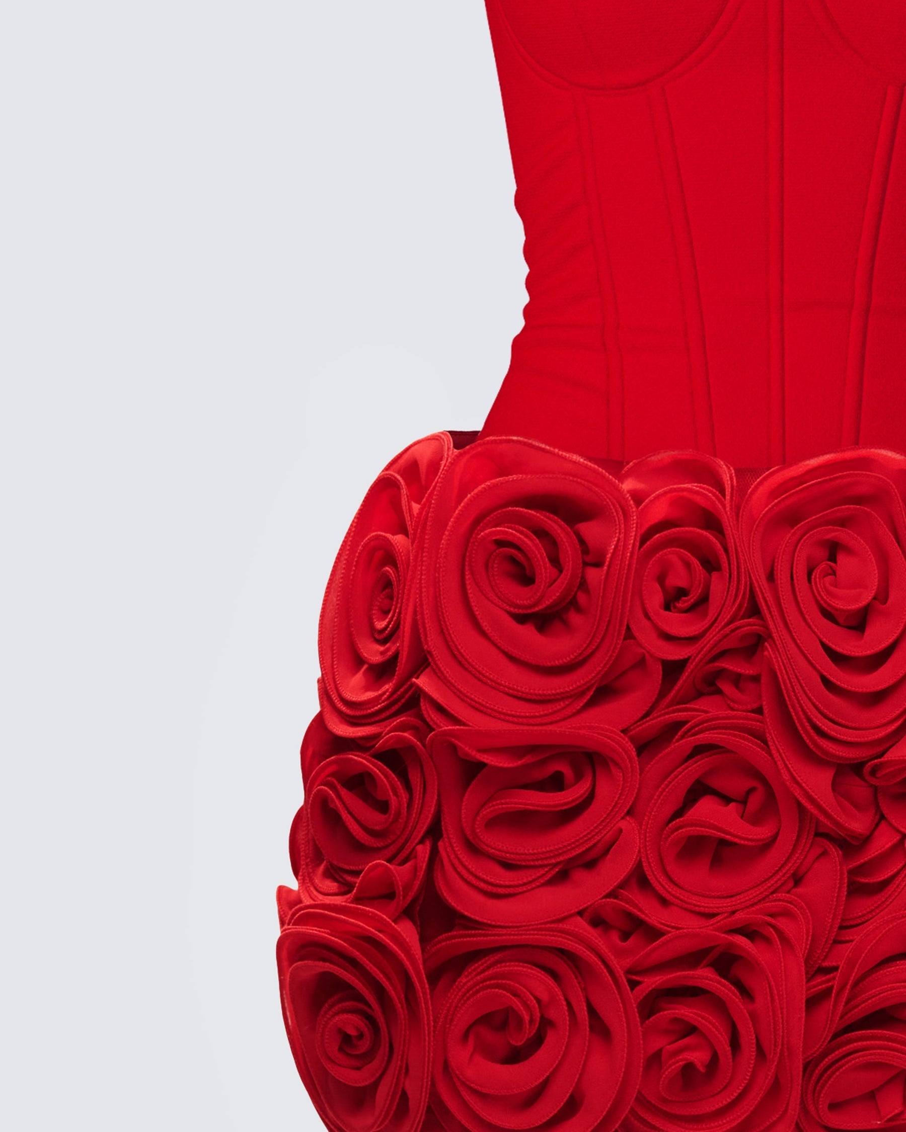 Conjunto Tayah Vermelho com Rosetas